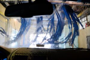 interior of a car wash